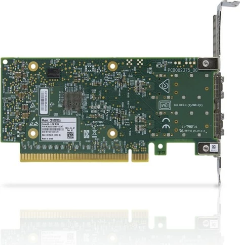 Kartë rrjeti Mellanox MCX623106AN-CDAT, PCI Express, Fiber, Gjelbër