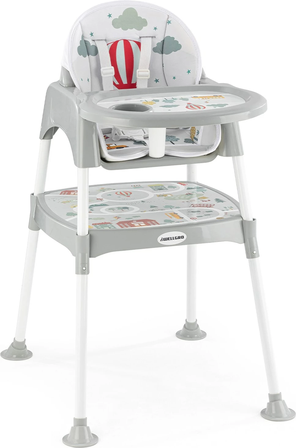 Karrige për bebe Evila Originals, RoadMap, ngjyrë gri