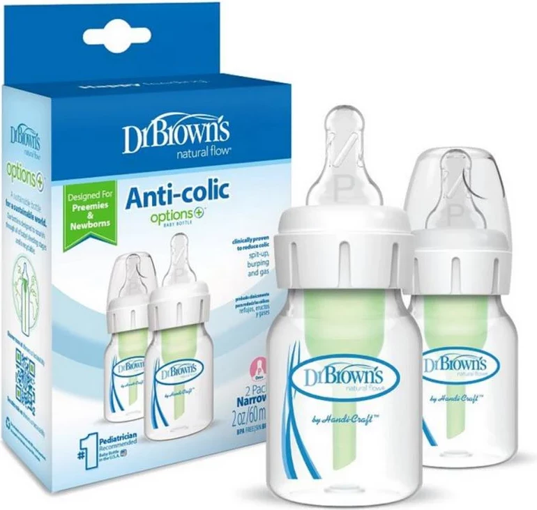 Shishe Plastike 60 ml Preemie - 2 cope