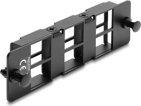 Panel adapter DeLOCK Keystone 6-port, 1U rack, metal, i zi
