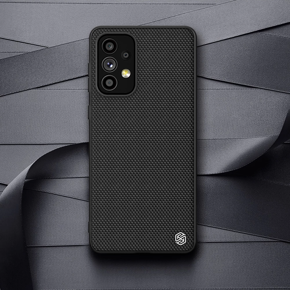 Mbështjellës Nillkin Textured Case për Samsung Galaxy A73, i zi