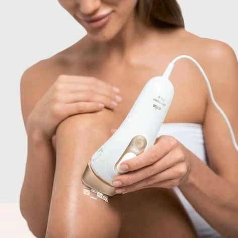 IPL Braun Silk-expert Pro 5 PL5382, 400000 impulse, 10 nivele, bardhë-ari