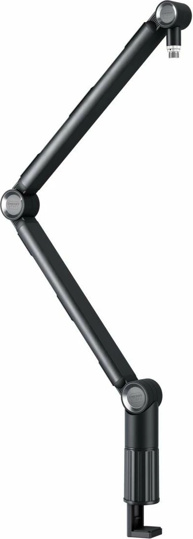 Krah mikrofoni Cherry XTRFY Ngale, montim në tavolinë, alumin, i zi