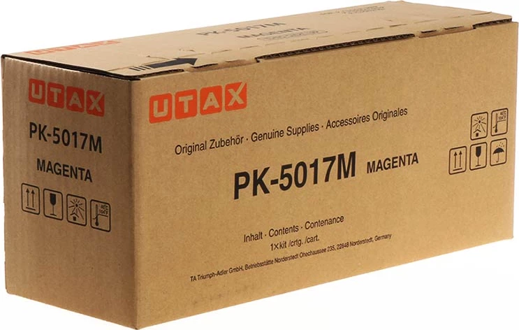 Toner, Utax, PK-5017M 1T02TVBUT0, rendiment 6000 faqe, magenta