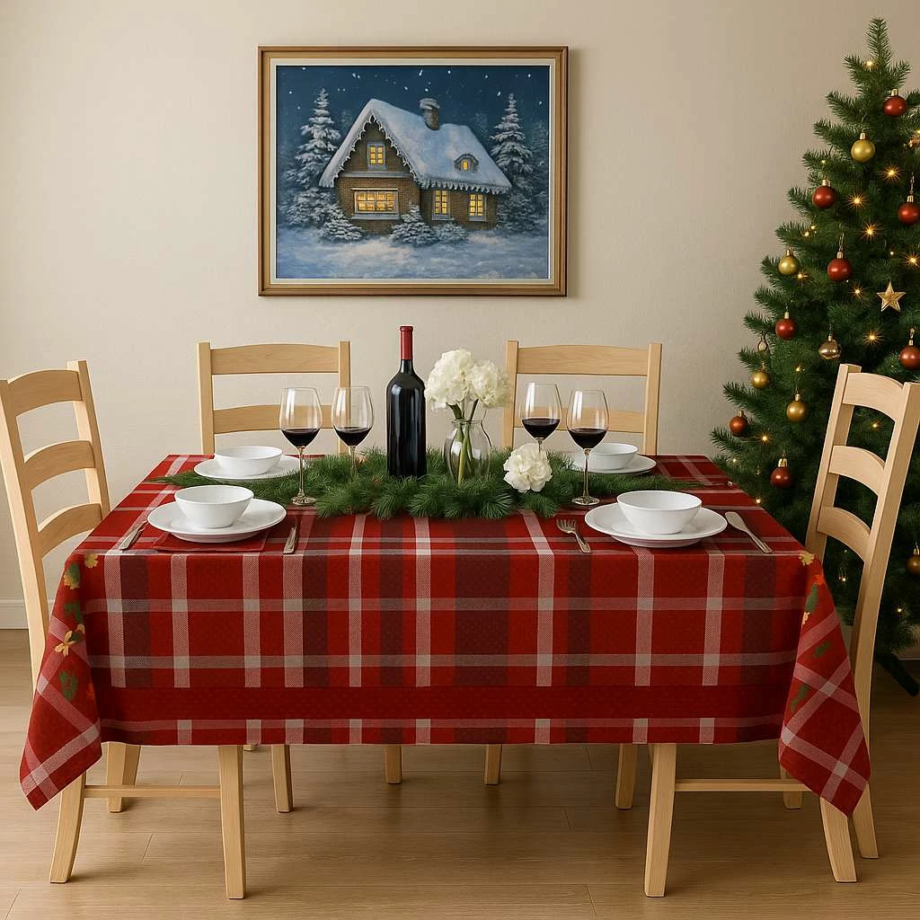 Mbulesë tavoline Hermia Concept, shumëngjyrëshe, 140x140cm