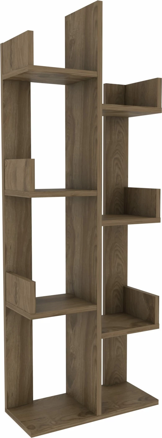 Raft librash Skye Decor, ngjyrë lisi Oud Oak, Luisa