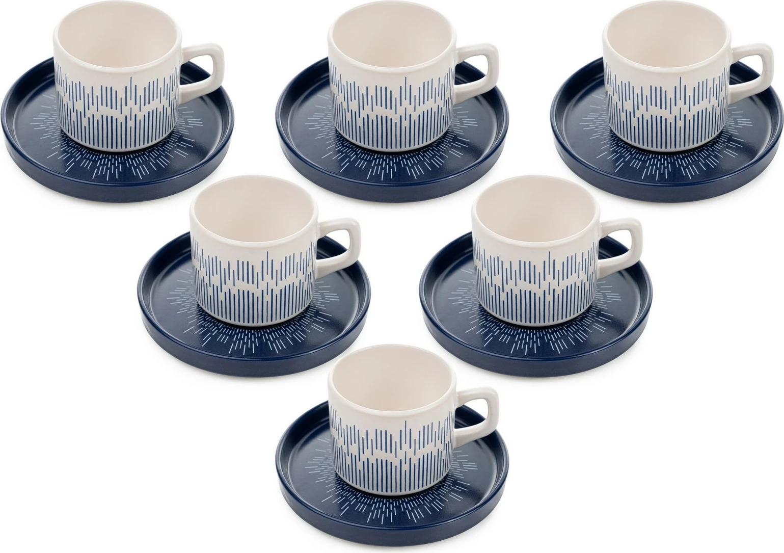 Set filxhanash kafeje (12 copë), Hermia Concept, TC038012F9RXA046100MATCS00