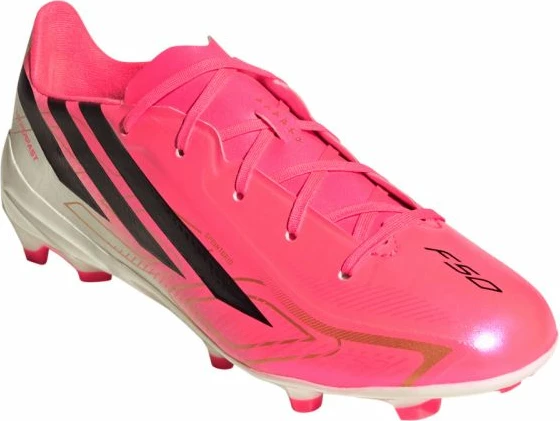 Atlete futbolli për fëmijë adidas F50 Hyperfast League FG HQ5161, rozë [Madhësia: 38]