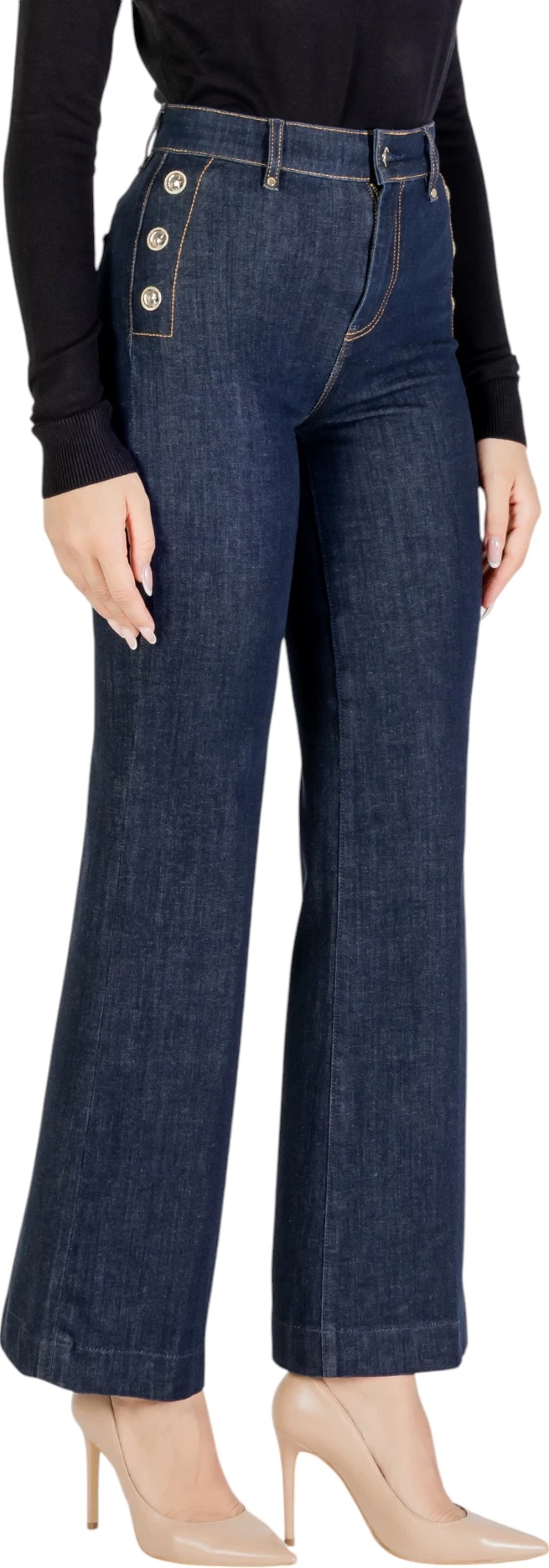 Xhinse për femra Guess New Faye Pant W5RA0P D5PW1, denim [Madhësia: W32 L32]