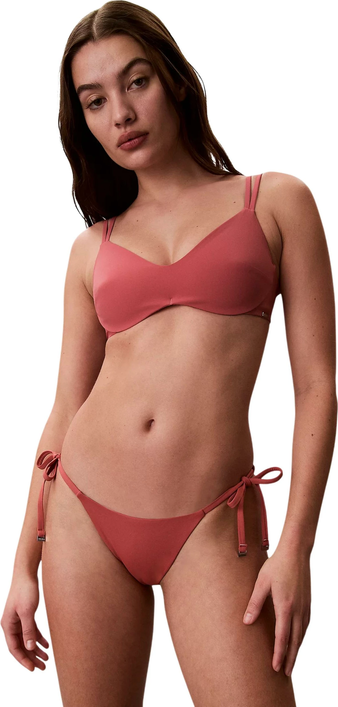 Sutjenë bikine femra Calvin Klein Jeans BRALETTE LV00Q61121, rozë antike [Madhësia: S]