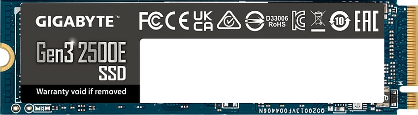 SSD i brendshëm Gigabyte Gen3 2500E M.2 NVMe PCIe 3.0, 1TB