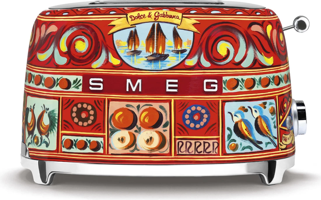 Thekëse buke SMEG TSF01DGEU, shumëngjyrëshe