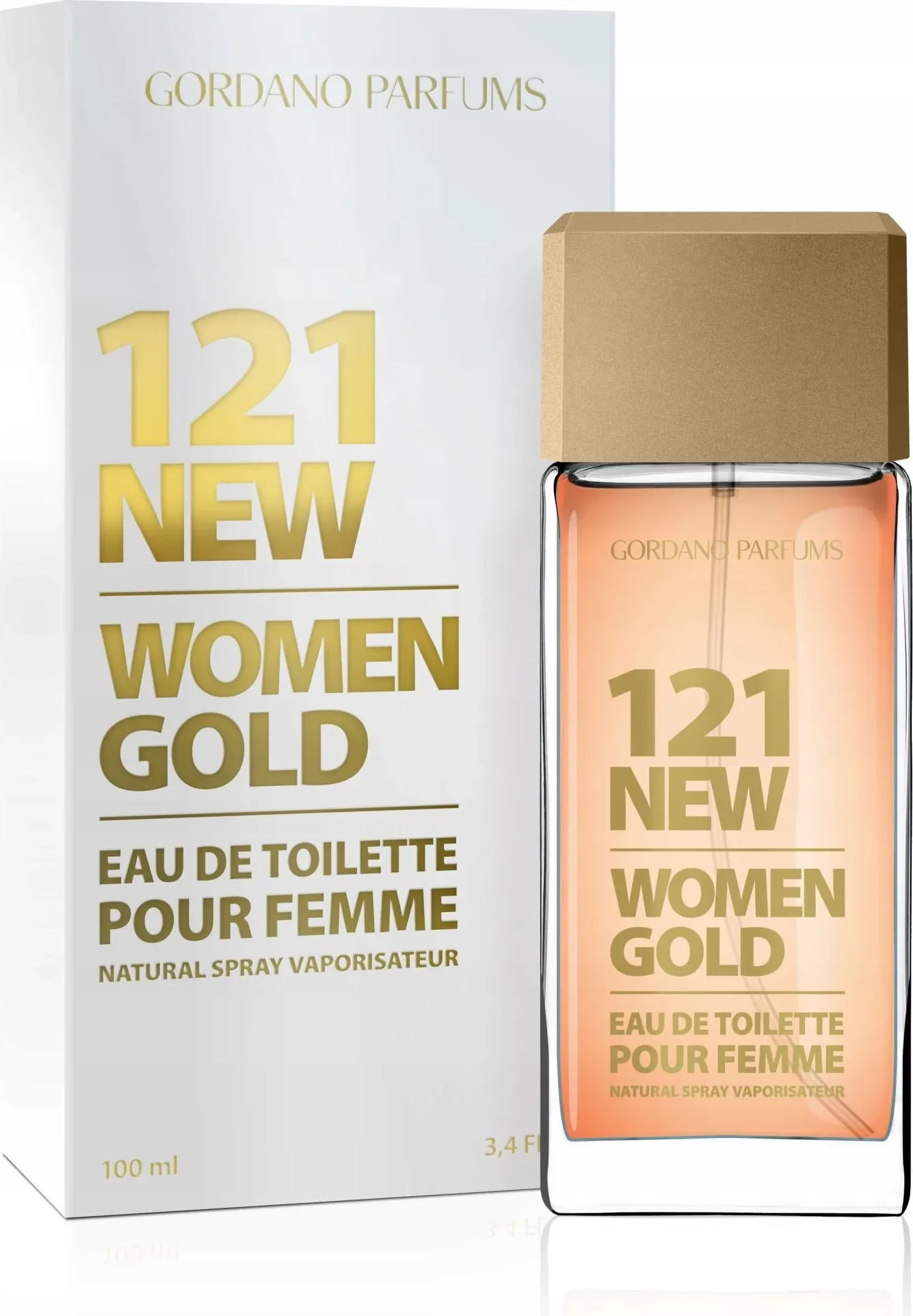 Eau de toilette Gordano Parfums 121 New Women Gold, WOMEN, 50ml