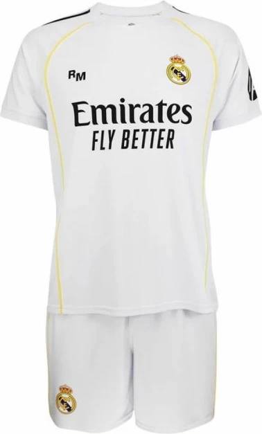 Set fanellë e shorce për fëmijë Yakimasport Real Madrid Mbappe [Madhësia: 152]