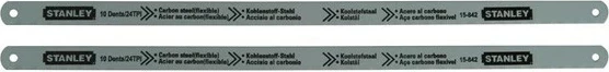 Listë sharrë hekuri Stanley 0-15-842 300 mm 24 TPI çelik karbon, set 2 copë
