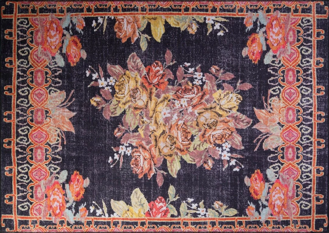 Qilim Conceptum Hypnose, Soul Chenille, ngjyrë e zezë, 210x310cm