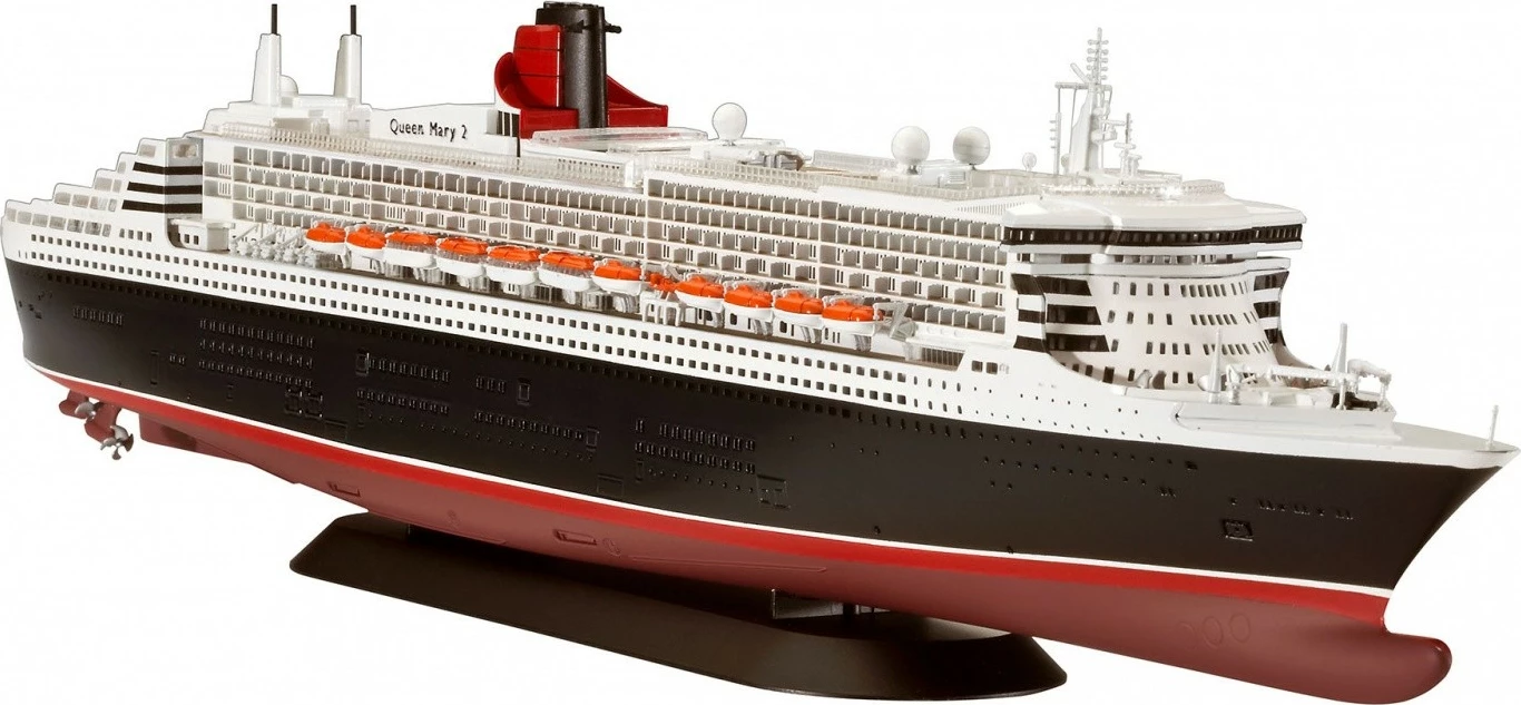 model plastik anije, Revell, Queen Mary 2 REV-05231, shkallë 1:700, 323 pjesë, gjatësi 49.4 cm