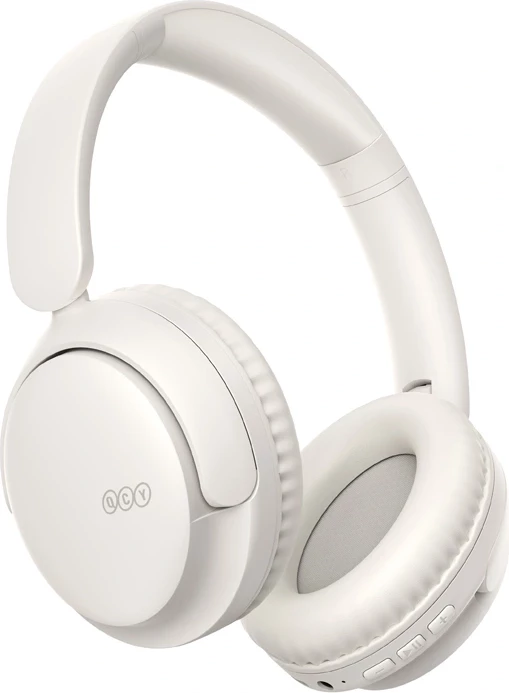 Kufje QCY H2S Lite, Bluetooth 6.0, bateri deri 60h, Hi-Res Audio, USB-C, të bardha