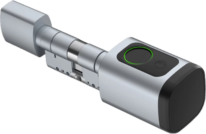 Cilindër bravë dixhitale Avatto SDL-V1-S80 80 mm, Bluetooth Tuya, EURO profil, ngjyrë argjend