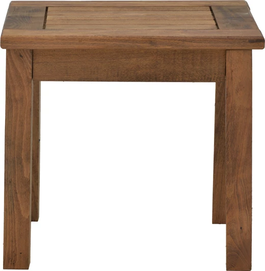 Tavolinë plazhi Retto dru ahu ngjyrë arre 45x40x42cm