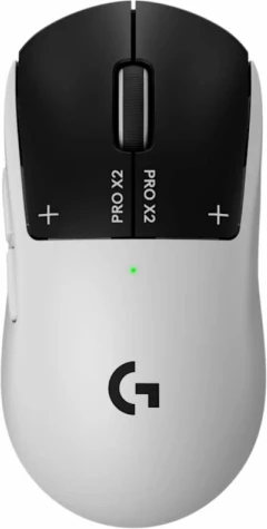 Maus Logitech G PRO X2 SUPERSTRIKE, i bardhë/zi