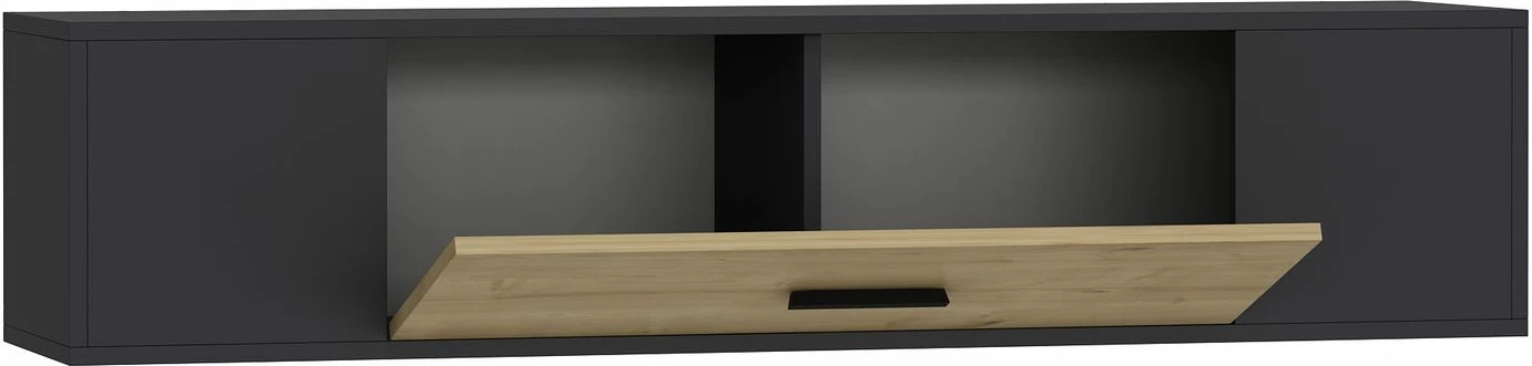 Komodë TV Skye Decor, antracit, lisi sapphire
