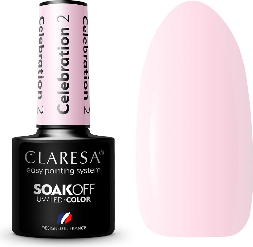 Llak për thonj Claresa Celebration Hybrid 2, 5g