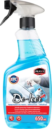 Praxis Sprej për shkrirjen e akullit ne xhama De-Icer