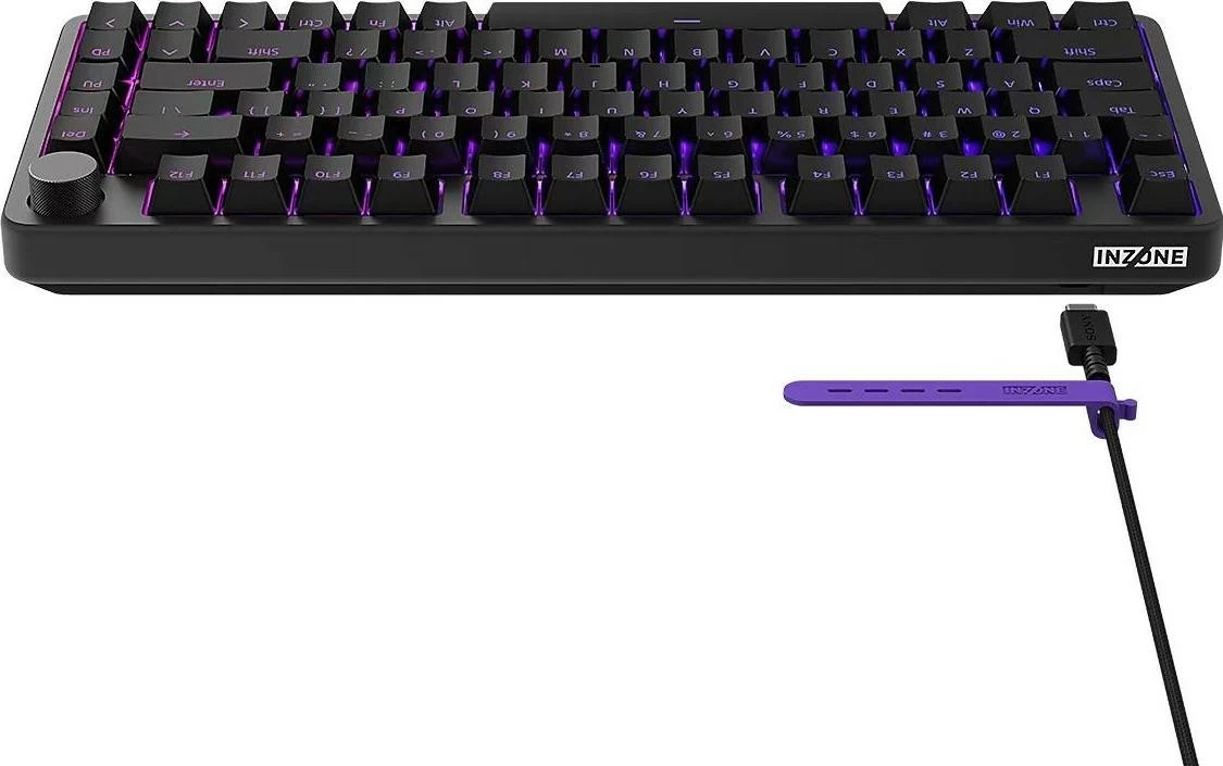 Tastierë gaming Sony INZONE KBD-H75 TKL, RGB, USB, e zezë