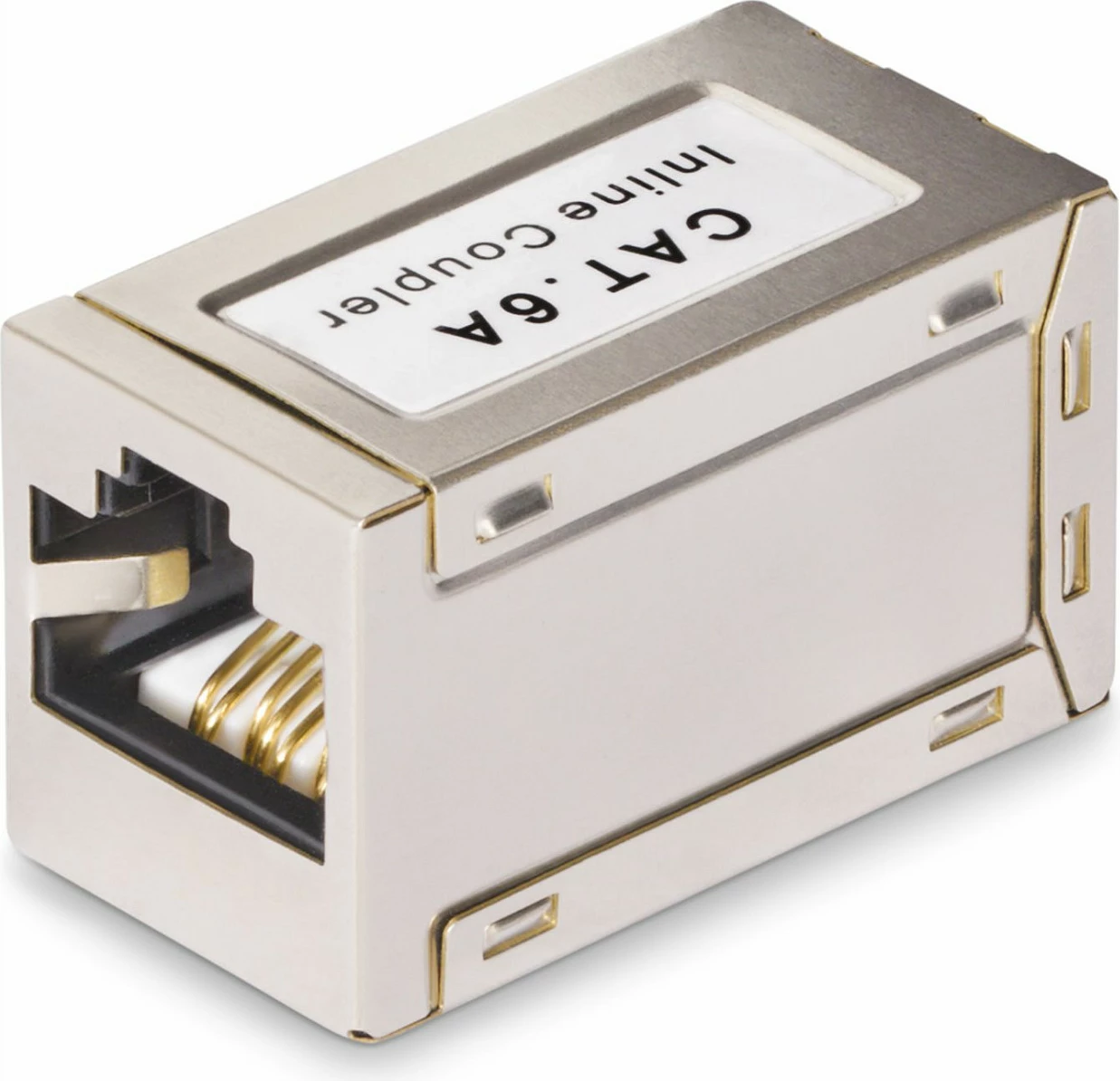 Kuplues RJ45 StarTech Cat6a, F/F, i mbrojtur, 10Gbps, argjendtë