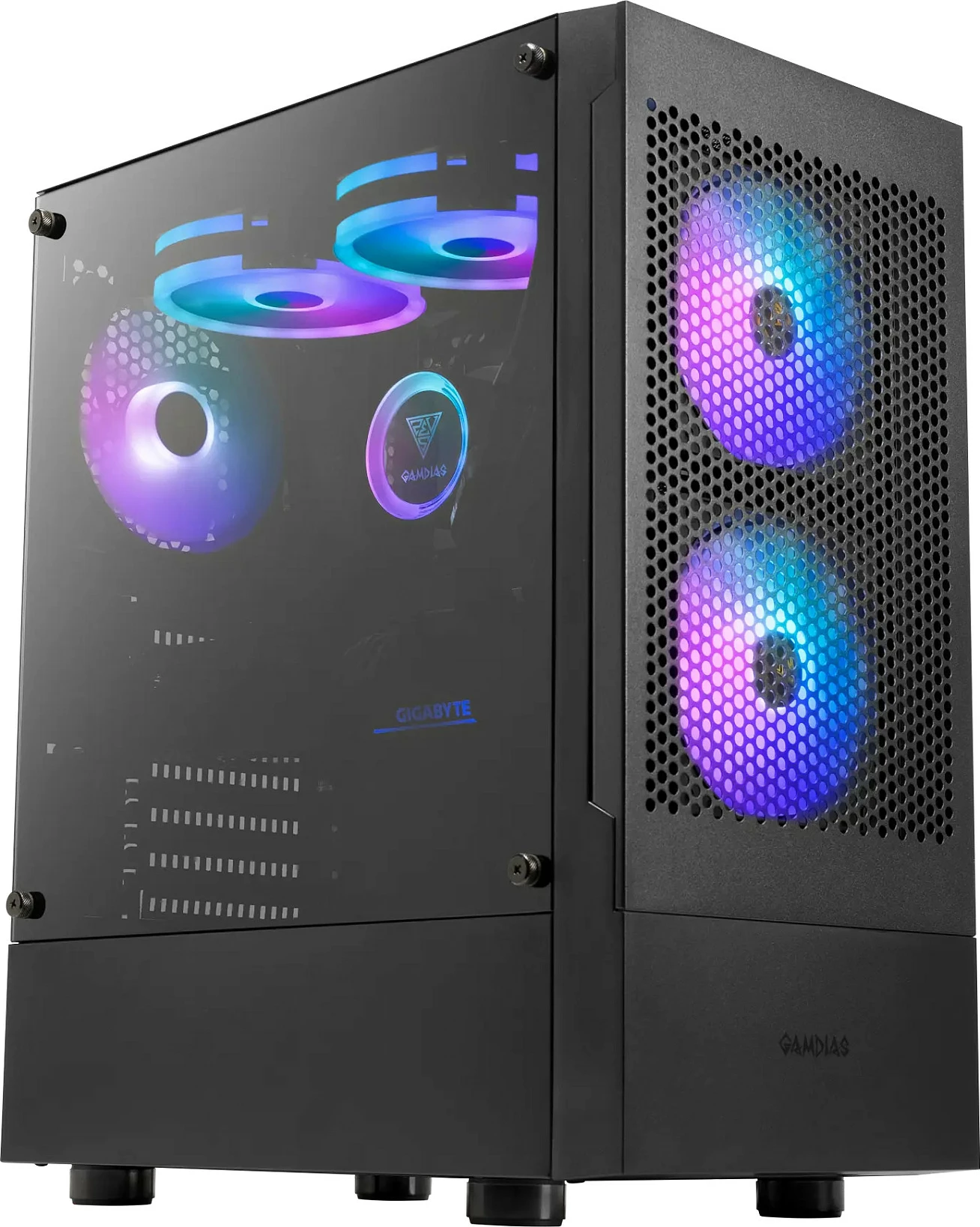 Kasë Gamdias Talos E3 MESH Gaming, Midi Tower, ATX/micro ATX/Mini-ITX, USB 3.2, e zezë