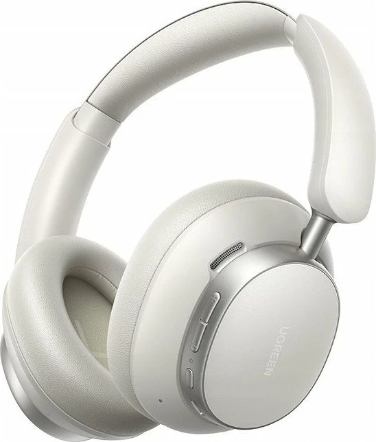 Kufje wireless Ugreen HP206 Studio Pro Hybrid ANC, Bluetooth 6.0, Hi-Res/LDAC, 120h, të bardha