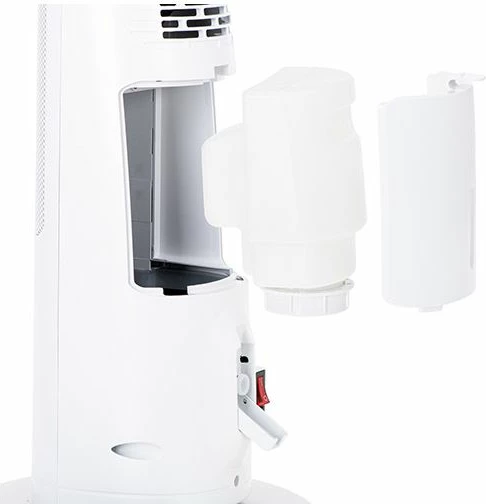 ngrohës qeramik ADLER AD7730 2200W me ekran LCD, lagështues 1L, telekomandë, kulla, i bardhë