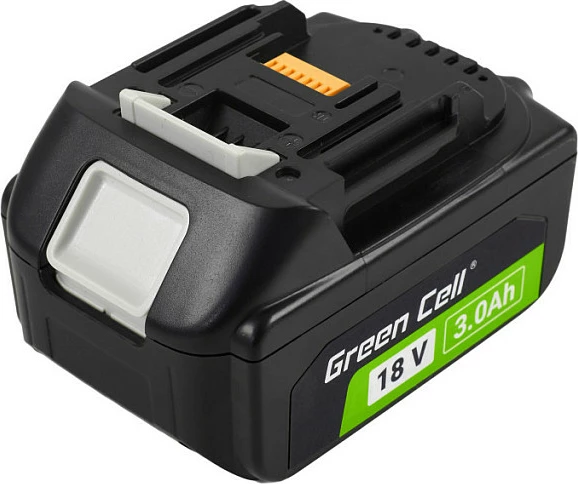 Bateri Green Cell BL1830, për vegla Makita LXT 18V, 3Ah, Li-Ion, e zezë