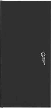 Kasë rrjeti Lanberg WF10-2312-00B, 12U, për montim në mur, Metal, E zezë