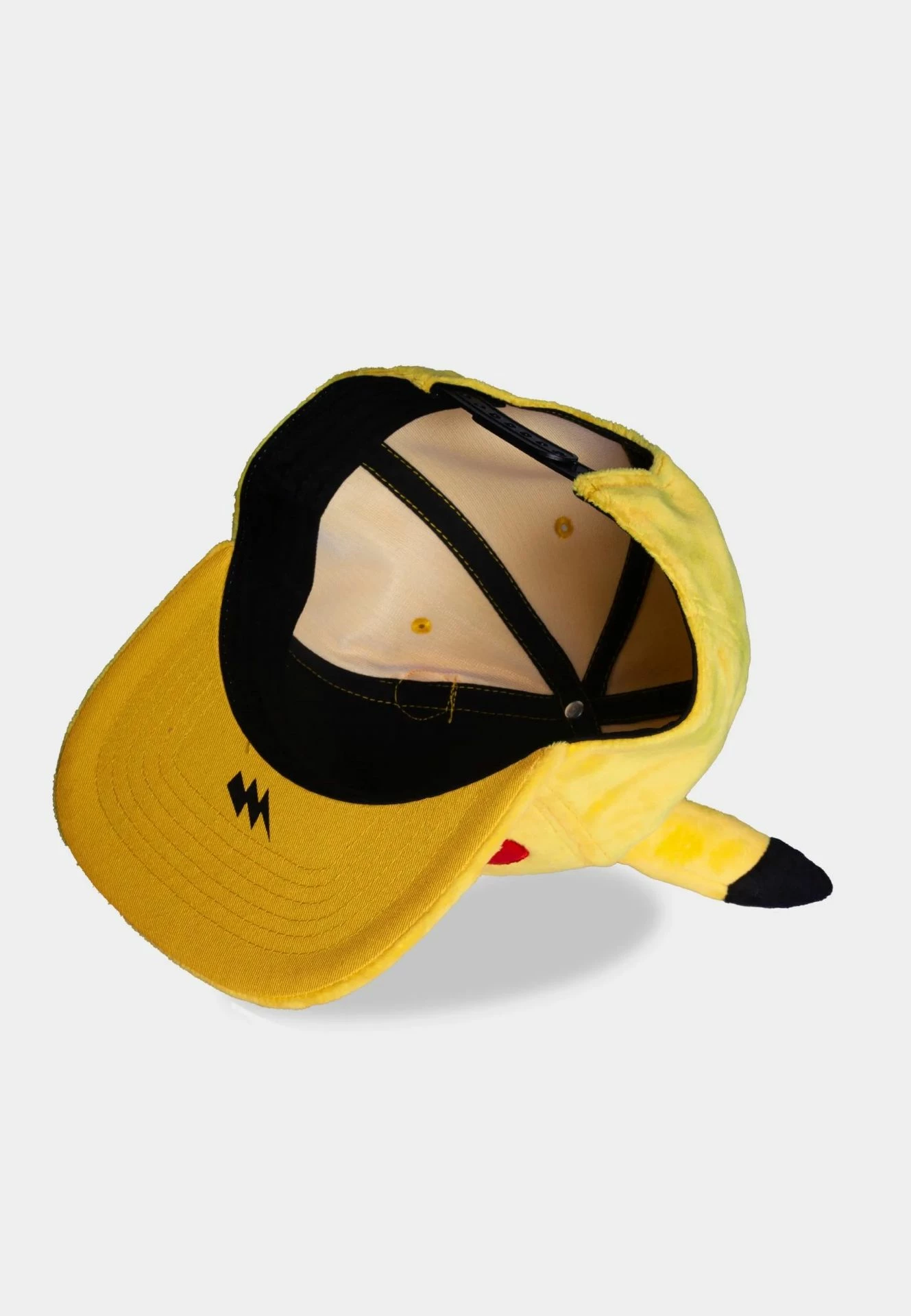 Kapele snapback Difuzed Pokémon Smiling Pikachu për meshkuj, e rregullueshme, me veshë 3D, e verdhë
