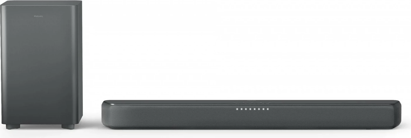 Soundbar Philips TAB5309/10 me subwoofer wireless, 240W, Gri