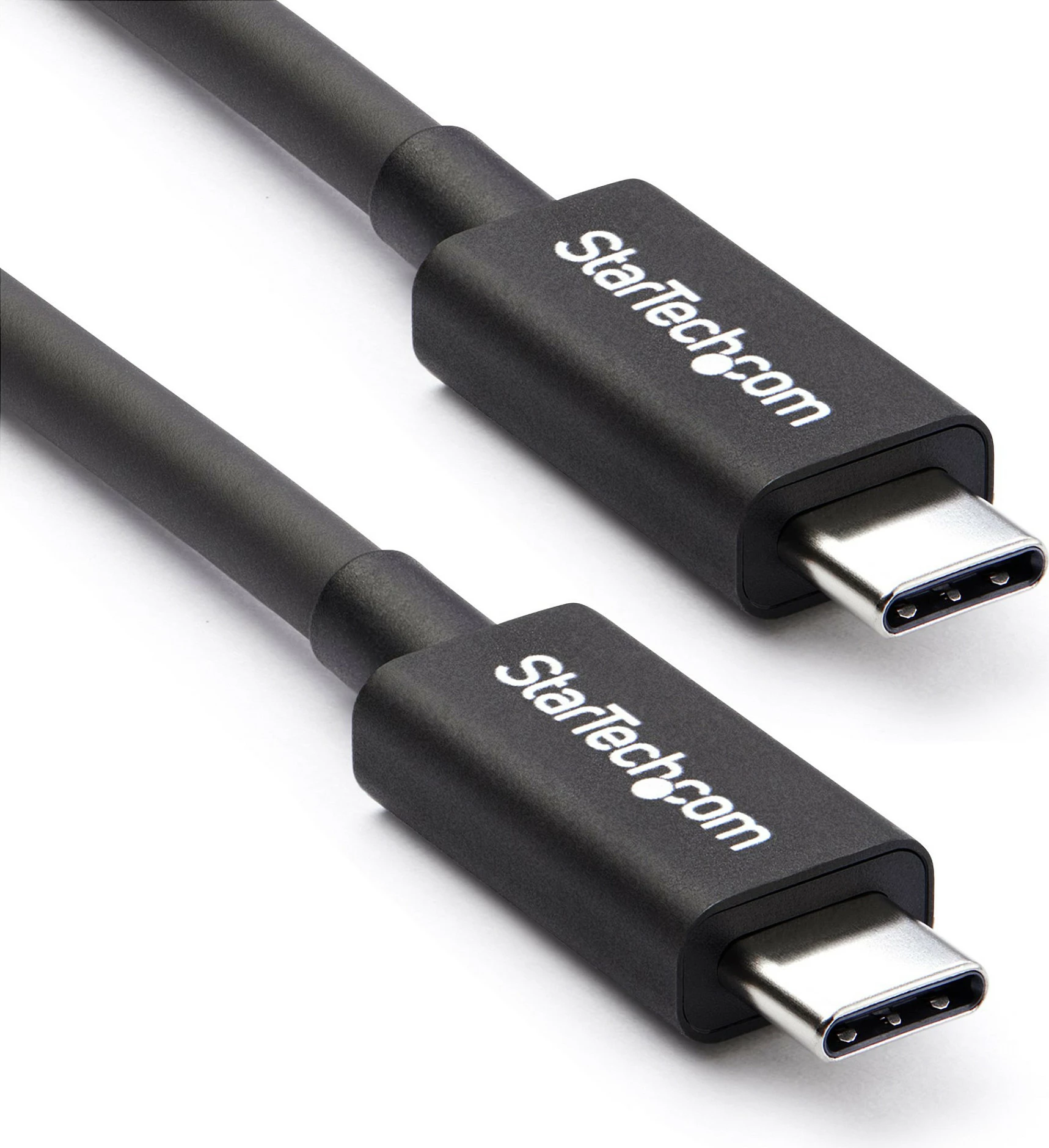 Kabllo Thunderbolt 3 StarTech TBLT3MM2M, USB-C, 2m, 20Gbps, 4K 60Hz, e zezë