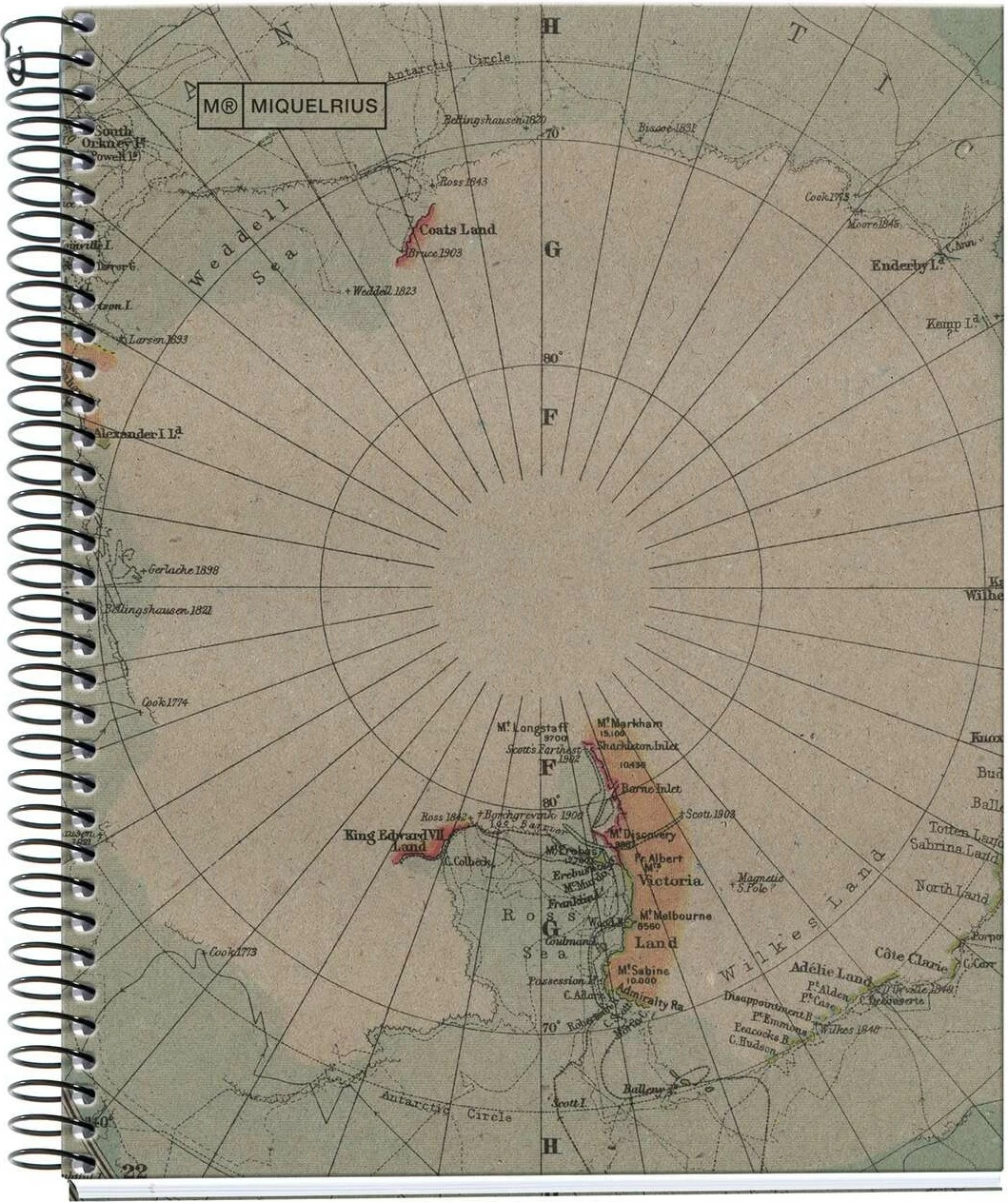 Fletore MAUL A611099, A5, 80 fletë, shumëngjyrëshe, me vija