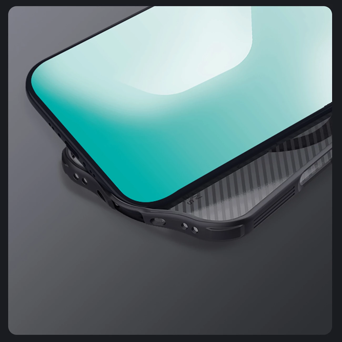 Mbështjellës Nillkin CamShield Pro për iPhone 17 Air, MagSafe, PC+TPU, gjysmë-transparent mat, e zezë transparente