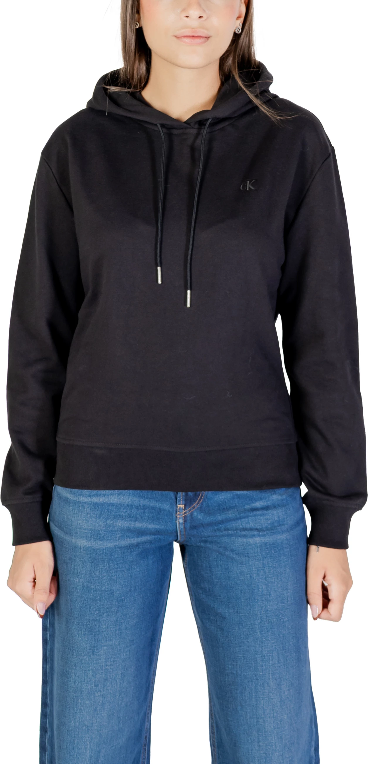 Duks për femra Calvin Klein Jeans LS Archive Terry LV047C224G, i zi