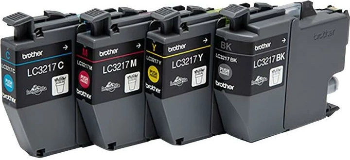 Kartrixhe boje Brother LC3217 origjinale, Rainbow-Pack CMYK, set 4 copë
