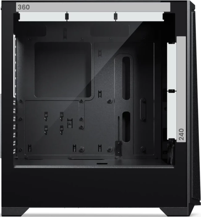 Kasë PHANTEKS Eclipse G370A ATX Big Tower, tempered glass, D-RGB LED, USB-C 3.0, e zezë