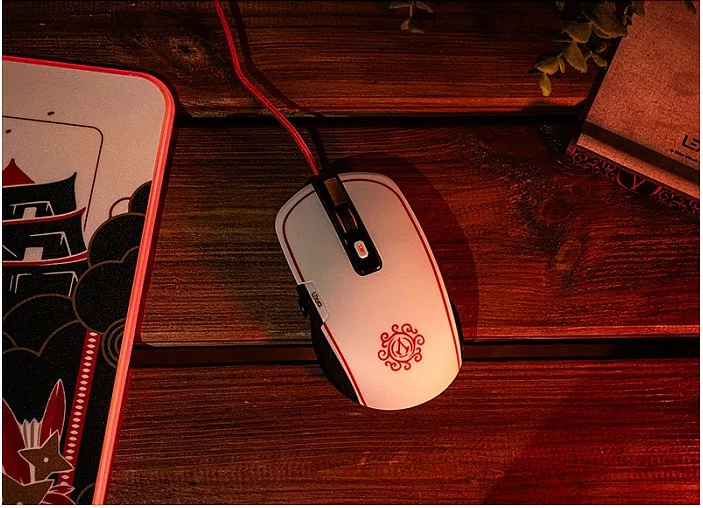 Maus gaming LEXIP x Ubisoft Assassin's Creed Shadows, 12000 DPI, USB Type-A, për dorë të djathtë, zi/ari/kuqe/bardhë