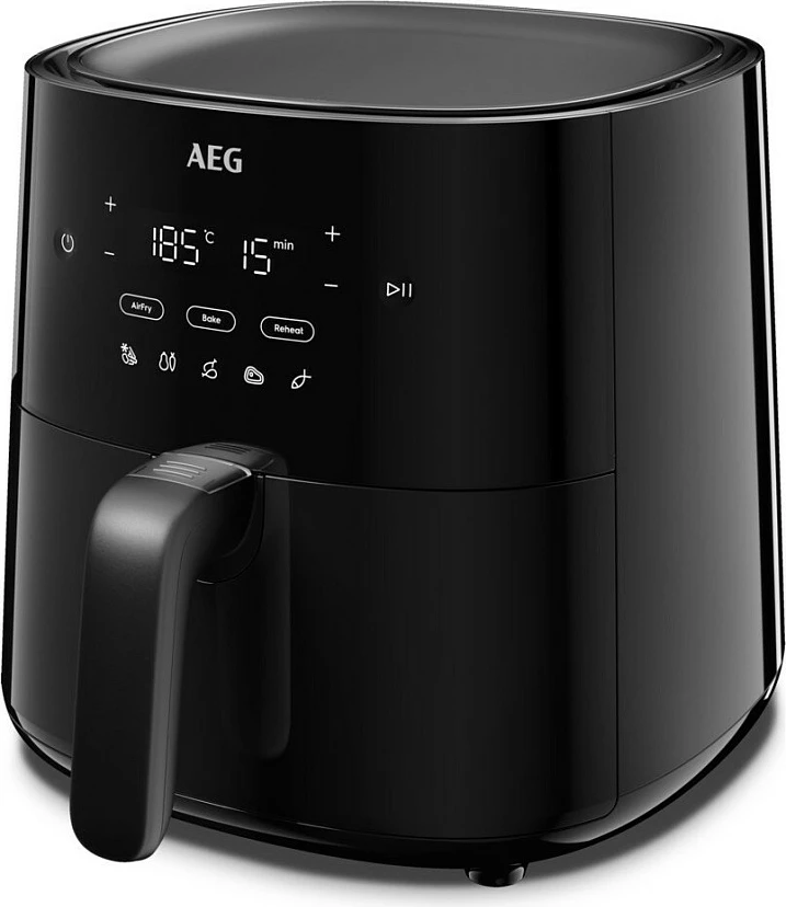 Air fryer AEG AAF3B, 3.3 L, 1350 W, 8 programe, e zezë
