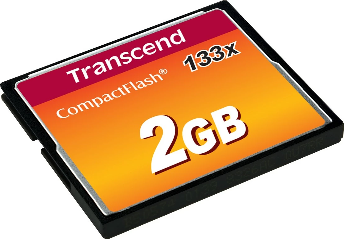 Kartelë CompactFlash Transcend 2GB 133x, e zezë