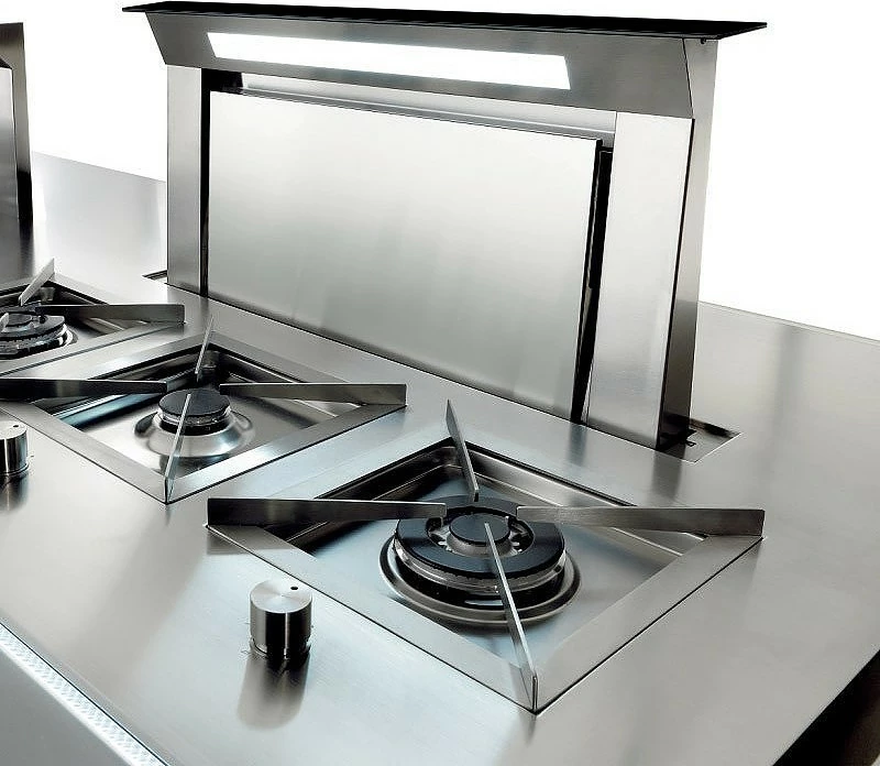 Aspirator FALMEC Down Draft, 90 cm, inox/i zi