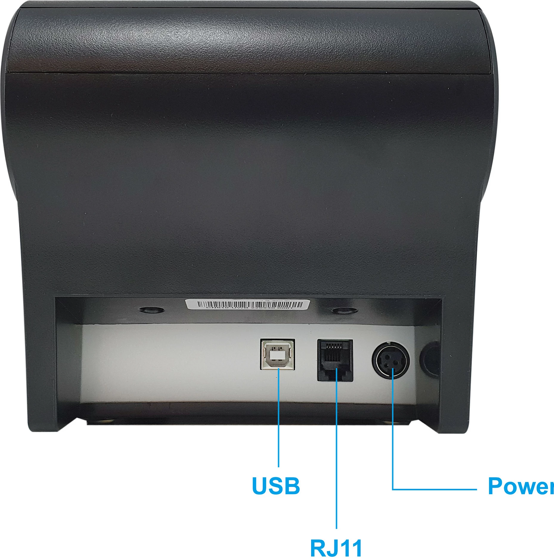 Printer termik EQUIP 58/80mm, USB/Bluetooth/Wi-Fi, me prerës, i zi