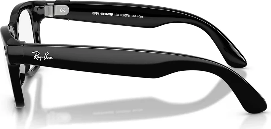 Syze smart Ray-Ban Meta Wayfarer Gen 2 RW4012 32GB 155/53 (Large), Transitions Graphite Green, Shiny Black