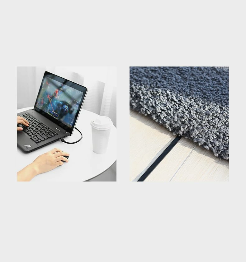 Kabllo rrjeti flat Ugreen Cat 6, RJ45, 2m, e zezë